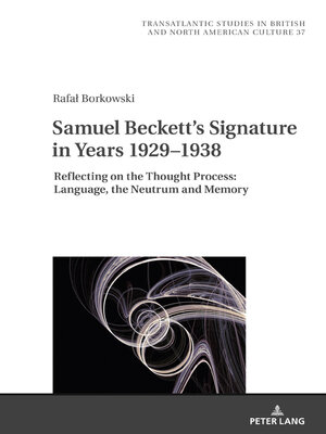 cover image of Samuel Beckett's Signature in Years 1929–1938